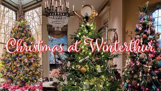 Christmas at Winterthur  Grand American Mansion Tour 🥹🎄🏠🎁 [upl. by Elrak]