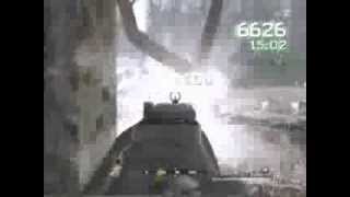 COD4 all ghillied up 4000 points church helicopter [upl. by Hsak]