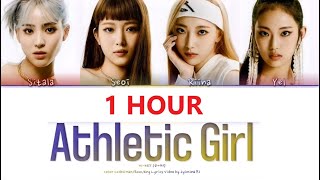 H1KEY Athletic Girl 1hour  하이키 Athletic Girl 1시간 Lyrics  H1KEY Athletic Girl 1時間耐久 [upl. by Lawton]