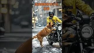 On a snowy day a homeless stray dog ​​begged a young man to take him in This scene is really har [upl. by Arodoet]