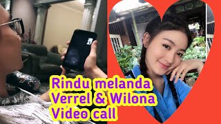 Verrel bramasta dan Natasha wilona melepas rindu lewat Video CallMesra banget [upl. by Enitsirc]