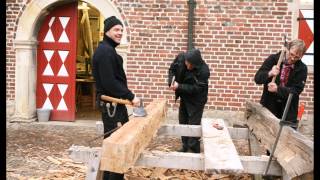 Seminar Historische Holzbearbeitung auf Schloss Raesfeld Restaurator im Handwerk [upl. by Adil591]