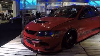 Mitsubishi Lancer Evo 9 Bilsport Motor Show i Malmö evo 3 hp subaru stance exterior matt lancer evo [upl. by Schug]