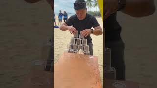 Cup Stack Relay Team Building Game [upl. by Caneghem]