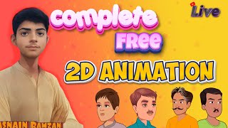 how to make 2d animation video in adobe animate cc tutorial for beginners in hindi  2d animation [upl. by Aoket]