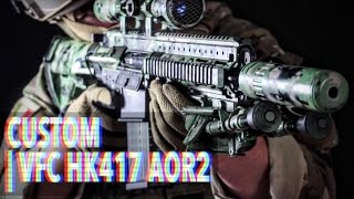 CUSTOM VFC HK417 AOR2 ReviewShooting Test [upl. by Opportuna593]