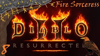 StormcrowOne  754  Diablo II  HARDCORE Fire Sorceress 8  Normal [upl. by Yerffoeg]