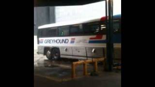 MCI MC12  The Birmingham Alabama Greyhound Bus Terminal [upl. by Malvie396]