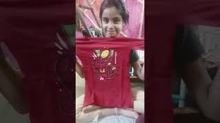 T shirt online delivery meesho 4  t  shirts girls 89 year price 340 rs online shoping ty📦📦 [upl. by Leary]