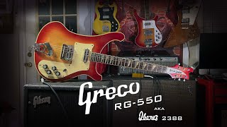 1977 Greco RG 550 aka Ibanez 2388 Massif 4 horseman [upl. by Dody]