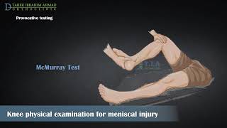 Knee physical examination for meniscal injury [upl. by Yojal]