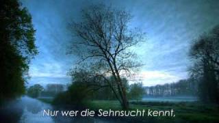 Nur wer die Sehnsucht kennt weiß was ich leide Franz Peter Schubert  Gundula Janowitz [upl. by Nyladam343]