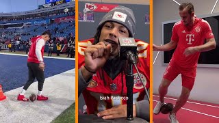 Who Did It Better🔥 Patrick Mahomes Or Harry Kane 🔥 amp Watch Chiefs Players Hilarious Answers🤣 [upl. by Atilrep773]