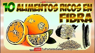 10 Alimentos Ricos en Fibra  Alimentos Con Mas Fibra🍊🥒 🍋 [upl. by Nodnol274]