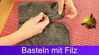 Verfilzte Wolle Ideen zum Basteln mit Filz [upl. by Anaidirib305]