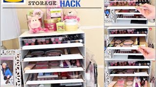 CHEAP IKEA MAKEUP DRAWER STORAGE HACK ♡  Smashing Darling x [upl. by Hunter701]