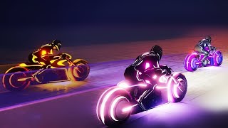 FUNNIEST TRON BIKE RACE in GTA 5 Online [upl. by Bernelle]