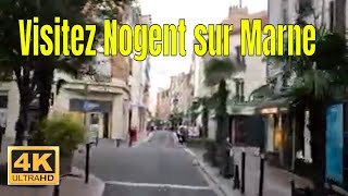 Visitez Nogent sur Marne  Driving French region [upl. by Ellertal]