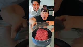 Gigachad takes it all mukbang challenge funny cooking food asmr gigachad [upl. by Katlaps]