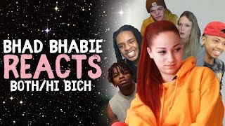 BHAD BHABIE reacts to quotHi Bich Remixquot amp quotBoth Of Emquot Reaction and Roast Vids  Danielle Bregoli [upl. by Ardnuasak]