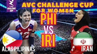 PHILIPPINES vs IRAN AVC CHALLENGE CUP 2024 LIVE SCOREBOARD [upl. by Gabe]