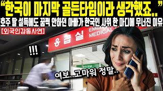 “한국이 마지막 골든타임이라 생각했죠” 호주 딸 설득에도 꿈쩍 안하던 아빠가 한국인 사위 한 마디에 무너진 이유 [upl. by Alger]