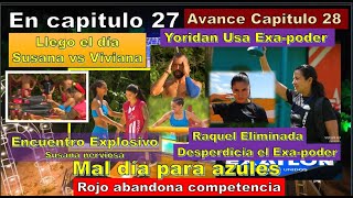 Susana vs Viviana Encuentro Explosivo Rojo sale Nate Raquel Eliminada Capitulo 28 Exatlon AllStars [upl. by Kcirret75]