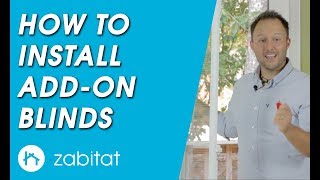 How to Install ODL AddOn Blinds for Flush Framed Doors [upl. by Aneekat]