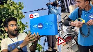 Jio Fiber Installation 399 Postpaid Plan  FREE Router Installation Charges Speed  Full Details [upl. by Alair]