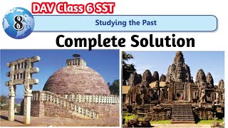 Studying the Past Question Answer  Dav Class 6 SST Chapter 8 [upl. by Oakley]