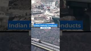 The World Highest Railway Bridge in India  shorts indianrailways railway [upl. by Ardeth]