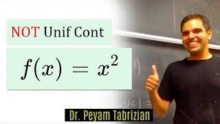 Uniform Continuity Example 4 Not Uniformly Continuous [upl. by Perkoff]