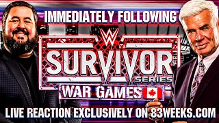 ERIC BISCHOFF LIVE WWE SURVIVOR SERIES REACTION [upl. by Oecile]