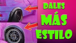 Como hacer CANTONERAS Widebody sencillo  Tutorial Custom  Fender Flares [upl. by Eninahpets]