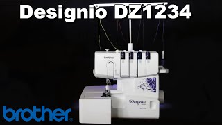 Brother Designio™ Series DZ1234 Serger Overview [upl. by Peadar]