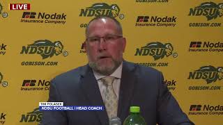 NDSU Football  Weekly Press Conference September 10th [upl. by Teena]