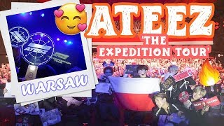 KONCERT ATEEZ W POLSCEThe Expedition Tour in Warsaw [upl. by Tuhn464]