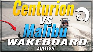 Which Wake Boat Has the Best Wakeboard Wake  Centurion vs Malibu [upl. by Nnaj422]