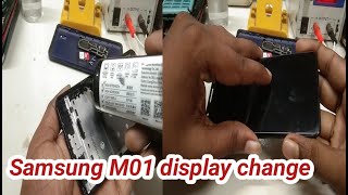 samsung M01 core display replacement [upl. by Mattland]