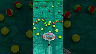 Tennis Ball Scoop Pro Collect with Ease smalleyes games smallball sportsequipment funny [upl. by Araiet530]