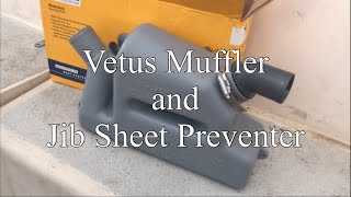 Contessa 26 Refit ep24  Muffler and Jib Sheet quotPreventerquot [upl. by Ainit]