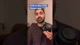 Canon STM vs Non STM Lens comparison Which one should you buy shorts mayanksweden dslr [upl. by Ulita]