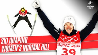 Ski Jumping  Full Replay  Womens Normal Hill  Beijing2022 [upl. by Rufford]