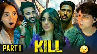 KILL Movie Reaction Part 1  Raghav Juyal  Lakshya  Tanya Maniktala [upl. by Alvita]