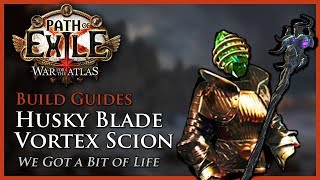 Path of Exile 32 Husky Blade Vortex Scion ft The Disintegrator  Build Guide [upl. by Iliam]