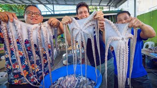 200 Kilos of Fish UNSEEN FILIPINO SEAFOOD  Freshest Adobo Octopus in Cebu Philippines [upl. by Ecinehs]