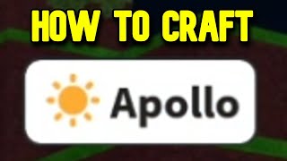 Drag to Combine  How to Make Apollo Roblox [upl. by Illene]