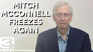 After Mitch McConnell freezes again doctor medically clears him [upl. by Itnaihc815]