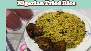 Easy Nigerian Fried Rice Recipe\ Beginner friendly [upl. by Eusoj]