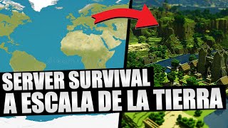 El Servidor Survival De Minecraft A Escala Real Del Planeta Tierra 1161165117 2021 [upl. by Laurentia525]